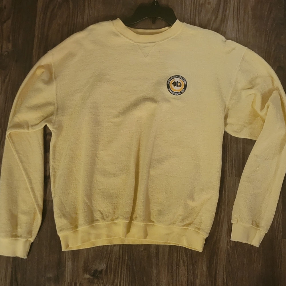 Vintage university pullover sweat shirt